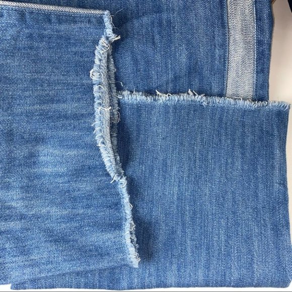 Rachel Rachel Roy Denim Cropped Wide Leg High Rise Cotton Blue pants - Picture 4 of 9